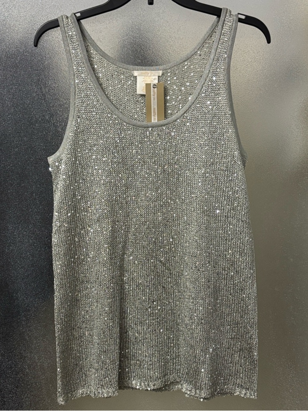 Matty M Sequin Tank Top